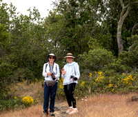 6/10/2023 Karen Rohde and Jane Gee visit Jasper Ridge