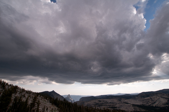 Storm Clouds over Half Dome