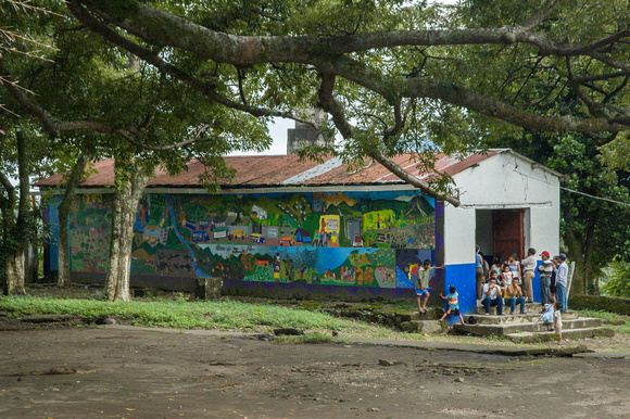 Mural on Community Hall