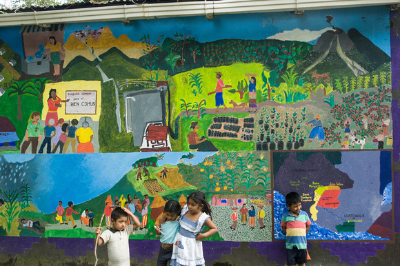 Mural 1 Again: Life in the Community Today