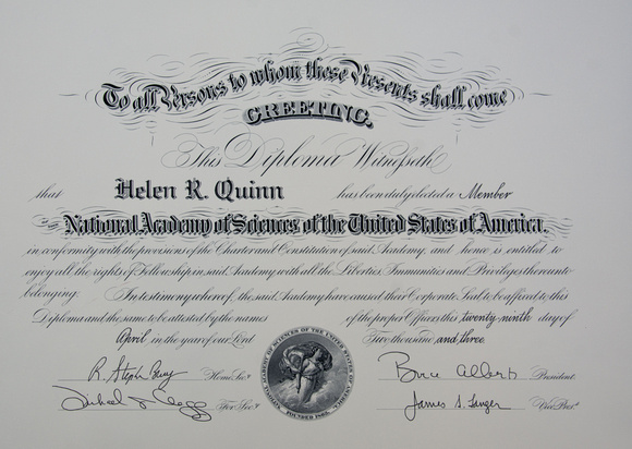 Member, US National Academy of Sciences (2003)
