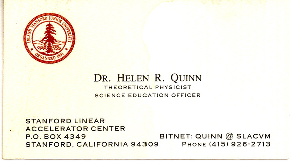 An Early Business Card (Email)