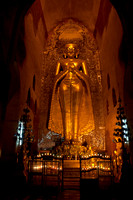 Golden Standing Buddha Image