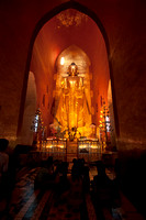Golden Standing Buddha Image