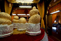 Buddha Statues covered in Gold Leaf