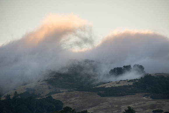 Wave of Fog over Windy Hill