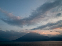Sunset over Lake Atitlan
