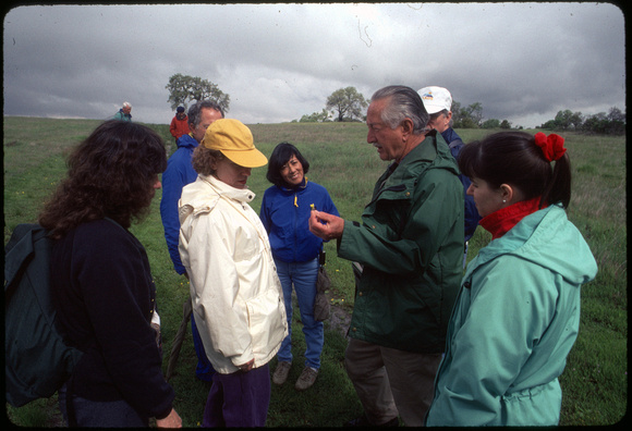 Woody Woodward Leads a Tour, April 1993