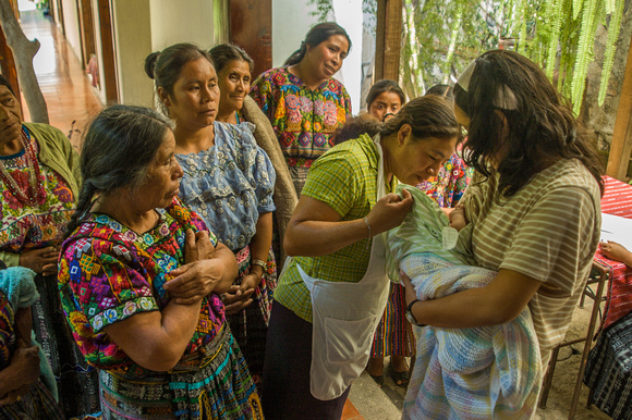 Admiring Baby Ixchel