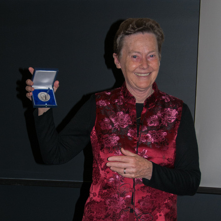 Helen with Oskar Klein Medal