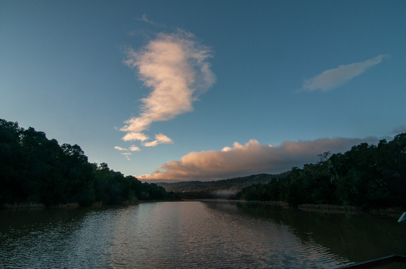 Dawn over Searsville Lake