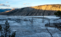 9/23/2024 Mammoth Hot Springs Terraces: Slow Descent into Dusk