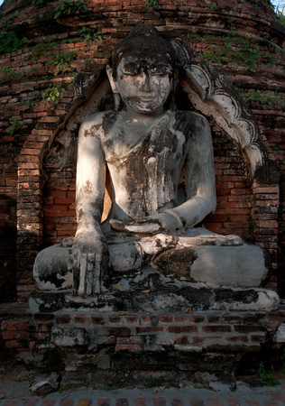 Buddha Image at Stupa