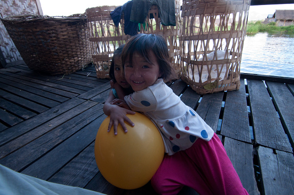 Children with Balloon