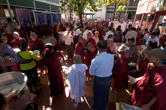 The Ceremony of Feeding the Monks