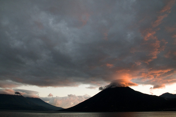 Sunset, Lake Atitlan