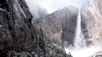 Upper Yosemite Fall through Lifting Mist