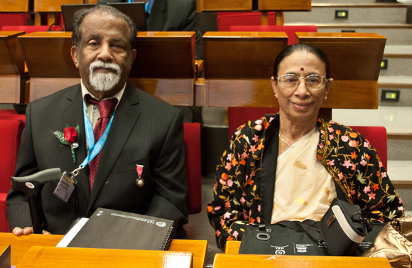 Professor and Mrs. E.C.G. Sudarshan