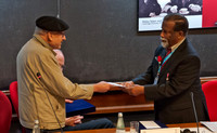 Presentation of 2010 Dirac Medal to E.C.G. Sudarshan