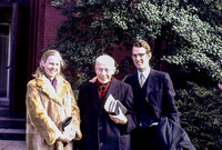 Off to Church: Helen, JP Leake, Dan, 12/27/1970