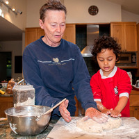 Lu, Granny Making Scones 7/9/2009